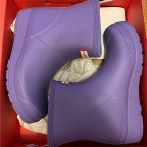 Hunter rain boots worn ONCE